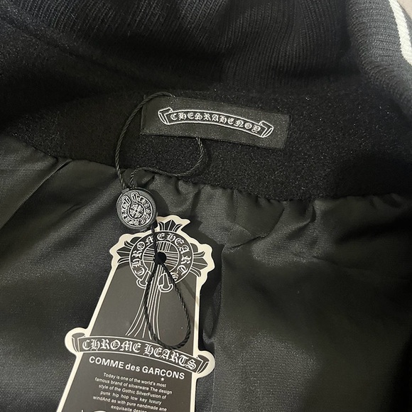 Chrome Hearts Classic Cross Metallic Black Jacket - Picture 11 of 12